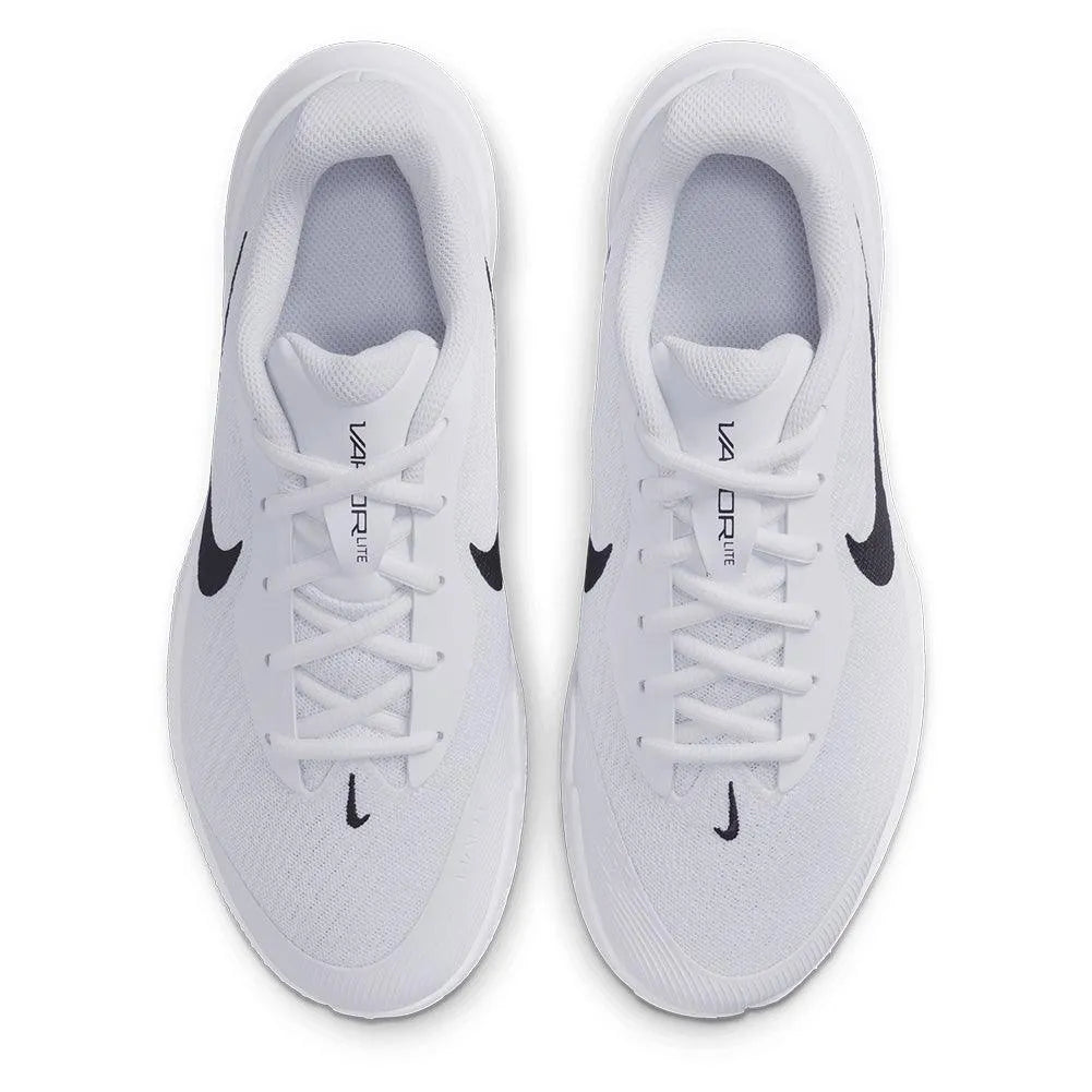 Women's Vapor Lite 3 Tennis Shoes White and Black