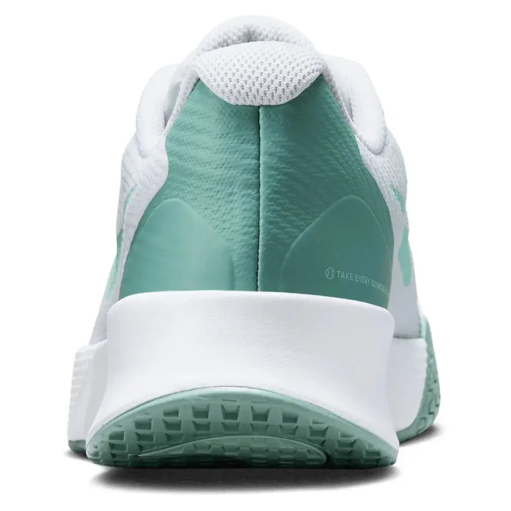 Women's Vapor Lite 3 Tennis Shoes White and Mint Foam
