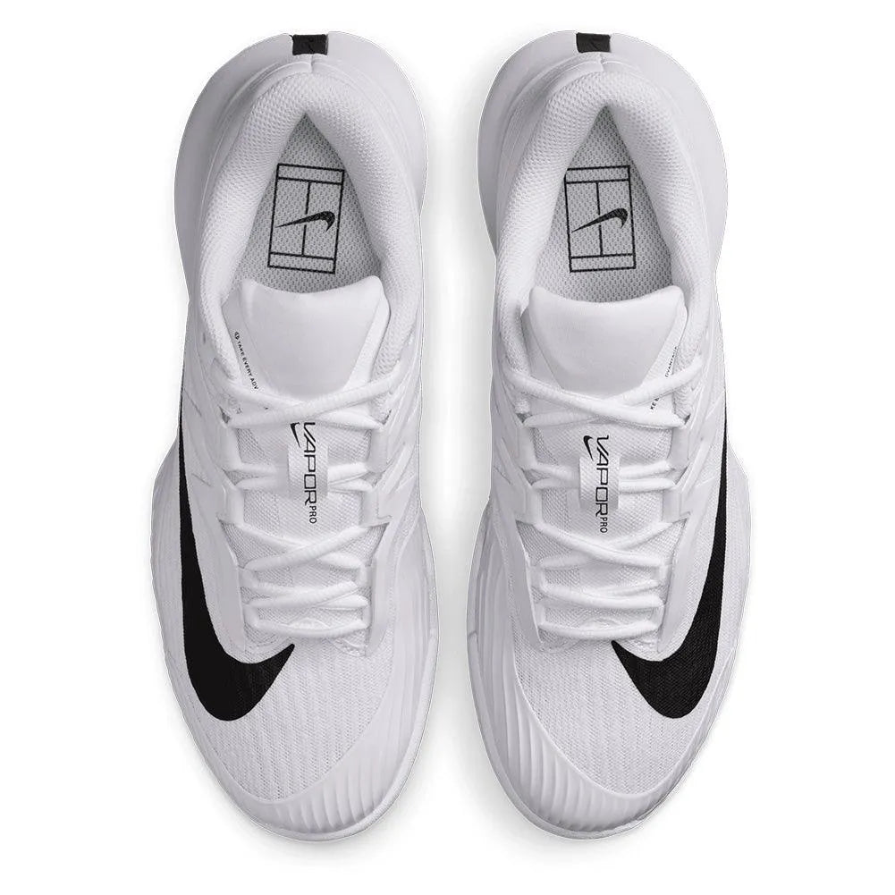 Women's Zoom Vapor Pro 3 Tennis Shoes White and Black