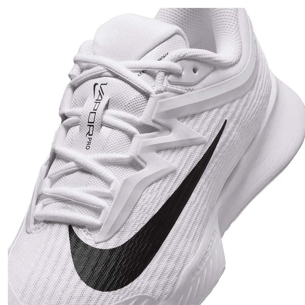 Women's Zoom Vapor Pro 3 Tennis Shoes White and Black