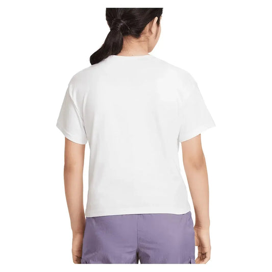 Girls' Sportswear Essential T-Shirt White