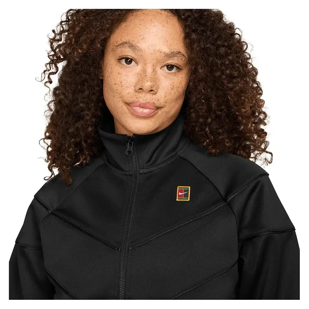 Women's Court Dri-FIT Heritage Windrunner Poly Knit Jacket Black