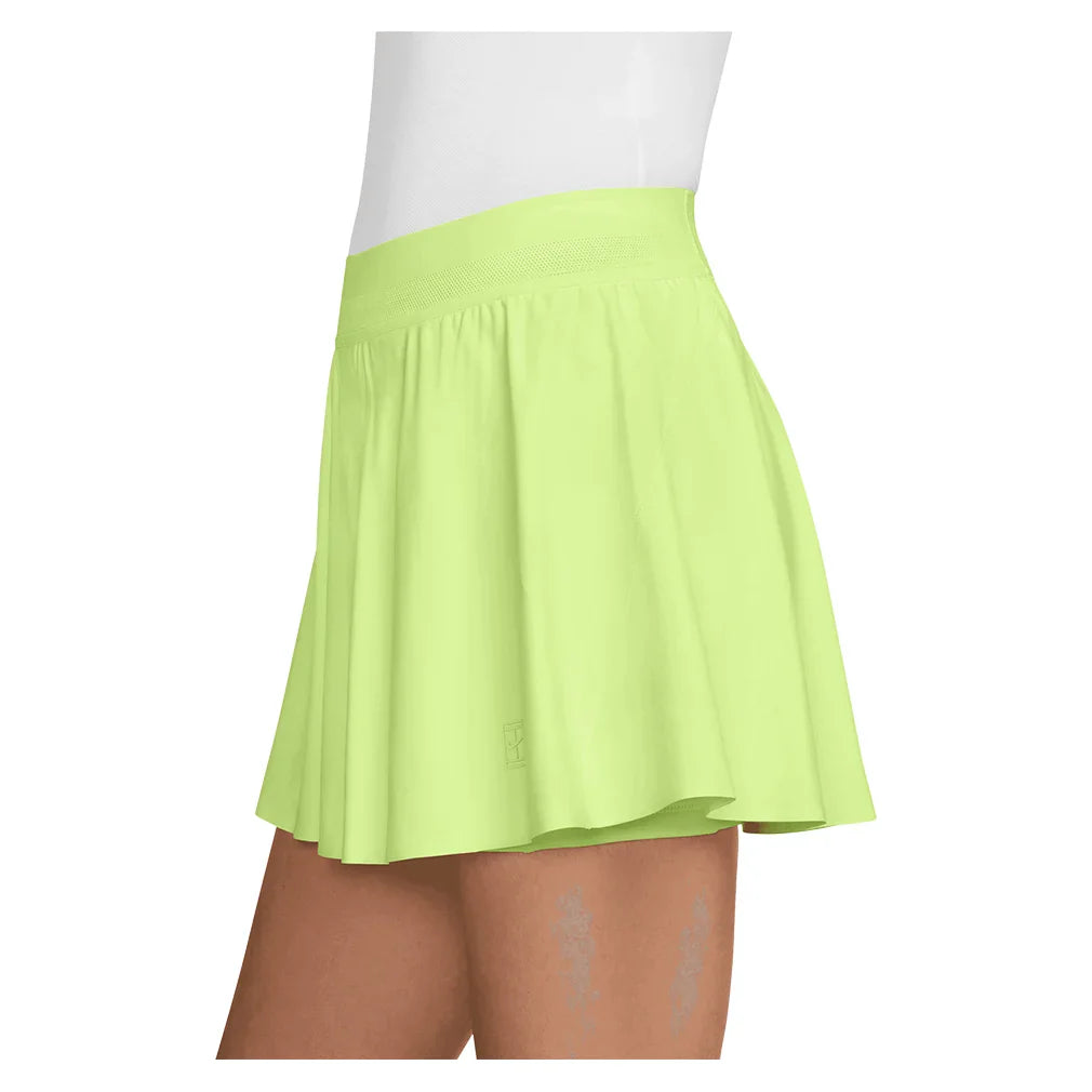 Women's Court Dri-FIT Advantage Ace 13 Inch Tennis Skort Lt Lemon Twist and Black