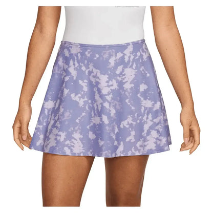 Women's Dri-FIT Victory Flouncy 15" Print Tennis Skort Lilac Ice and White-Apparel-Nike-FZ6804-533U25-Tennis Express