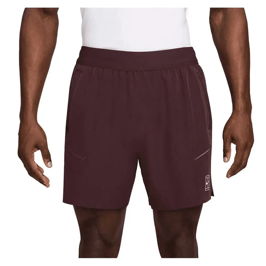 Men's Court Dri-FIT Advantage 6 Inch Tennis Shorts-Apparel-Nike-FZ6913-H25-652-3-Tennis Express