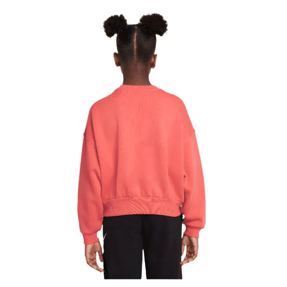 Girls' Sportswear Club Fleece Crew Neck Sweatshirt