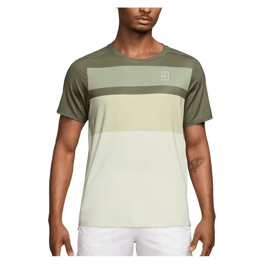 Men's Court Dri-FIT Advantage Print Tennis Top-Apparel-Nike-FZ9845-H25-222-3-Tennis Express