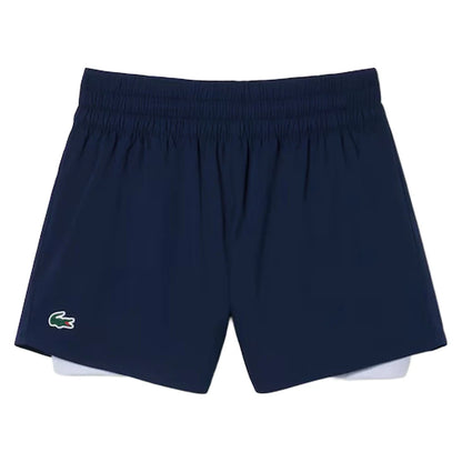 Women's Players Tennis Shorts Navy and Phoenix Blue