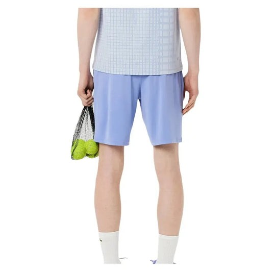 Men's On Court Players Mesh 8 Inch Tennis Short Delphinium