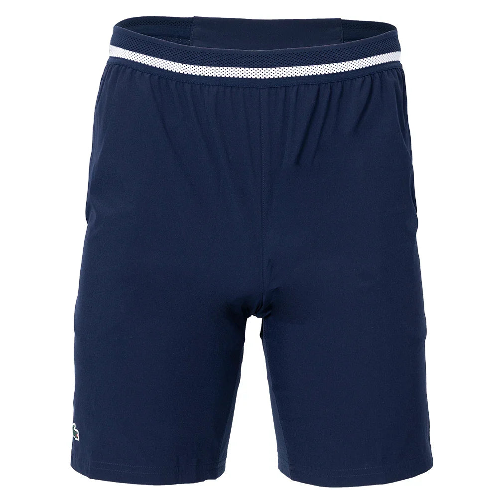 Men's Novak Djokovic Tennis Short Navy Blue and White