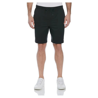 Men's Solid Athletic 9 Inch Tennis Short Caviar