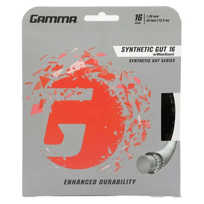 Synthetic Gut with Wearguard 16G Tennis String