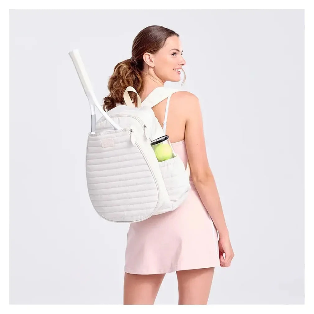 Game On Tennis Backpack Winter White Puffer