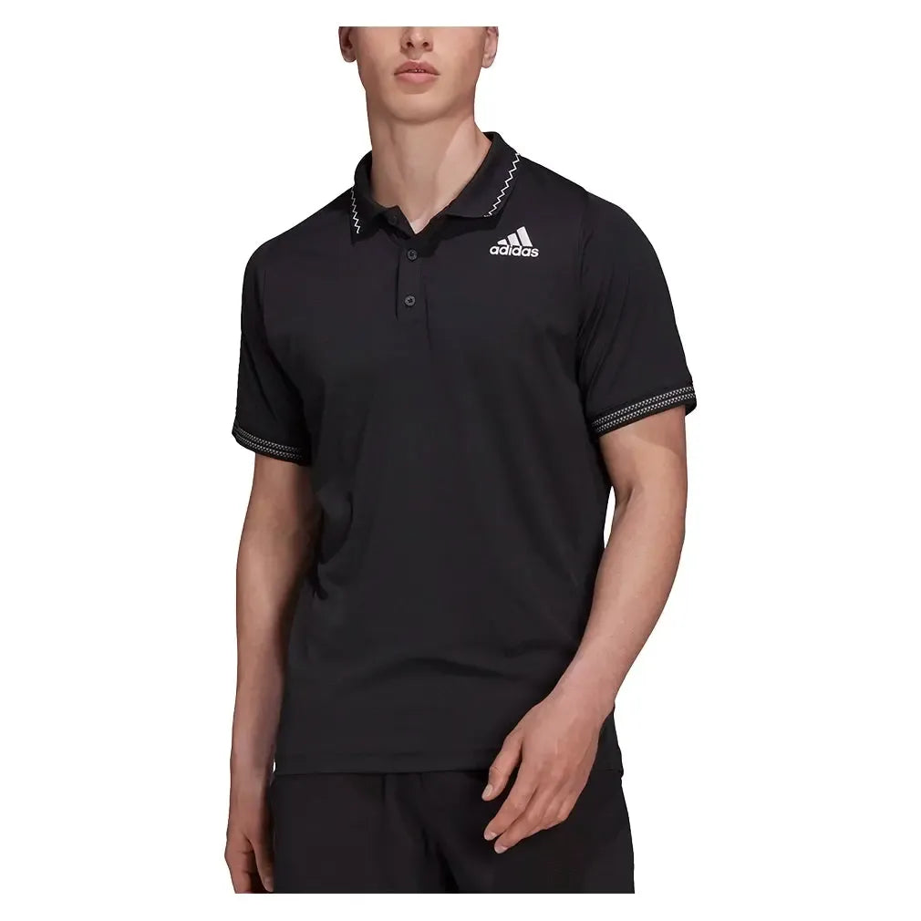Men's Primeblue Freelift Tennis Polo Black-Apparel-Adidas-H50264-F21-3-Tennis Express
