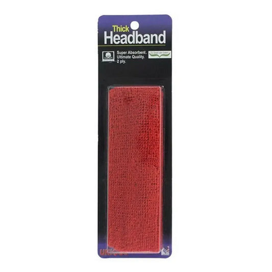 Thick Headband Red-Accessories-Tourna-HB-XRED-Tennis Express
