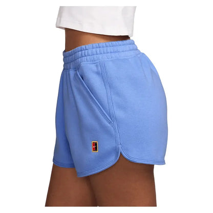 Women's Court Heritage Mid-Rise Fleece Tennis Shorts