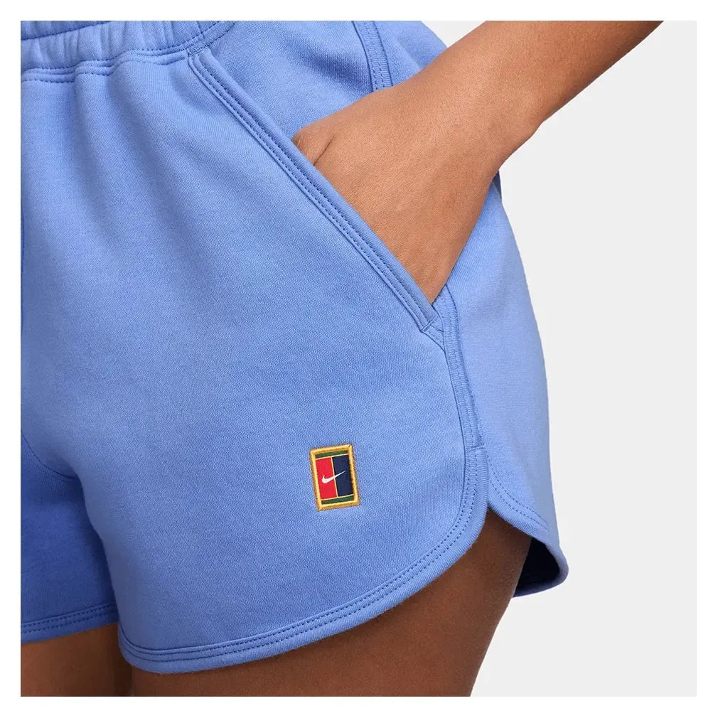 Women's Court Heritage Mid-Rise Fleece Tennis Shorts