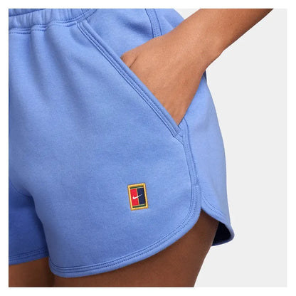 Women's Court Heritage Mid-Rise Fleece Tennis Shorts