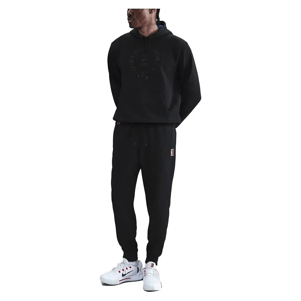 Men's Court Dri-FIT Heritage Fleece Tennis Jogger Pant Black