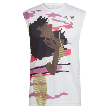 Junior New York UNITEFIT Sleeveless Tennis Top White
