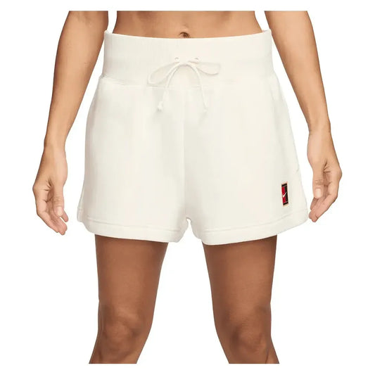 Women's Court Phoenix Fleece Tennis Short Pale Ivory-Apparel-Nike-HQ0364-110_1_928254fd-3292-4fd3-b526-a4c4f55333b4-Tennis Express