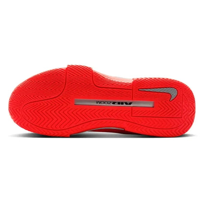 Women's Zoom GP Challenge 1 PRM New York Tennis Shoes Bright Crimson and Metallic Silver