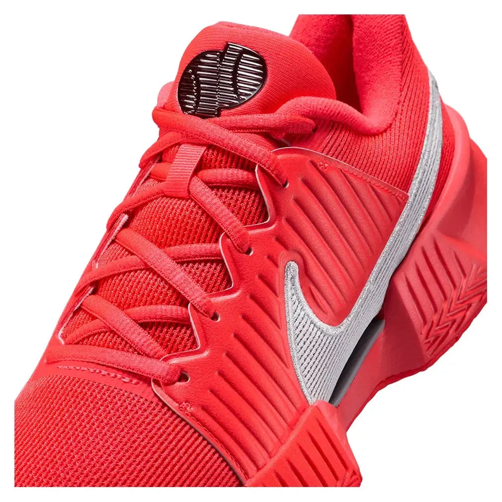 Women's GP Challenge Pro PRM New York Tennis Shoes Bright Crimson and Metallic Silver