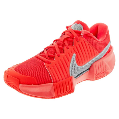 Women's GP Challenge Pro PRM New York Tennis Shoes Bright Crimson and Metallic Silver-Footwear-Nike-HQ2609-600F25copy-Tennis Express