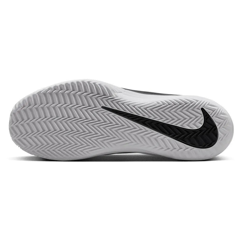 Mens Zoom Vapor 12 Clay Tennis Shoes Black and White