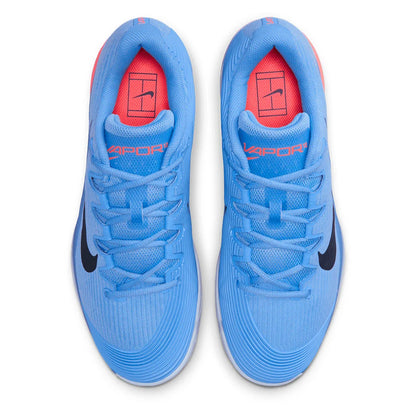 Men's Zoom Vapor 12 Clay Tennis Shoes University Blue and Midnight Navy