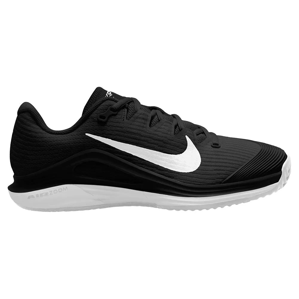 Women's Vapor 12 Clay Tennis Shoes Black and White