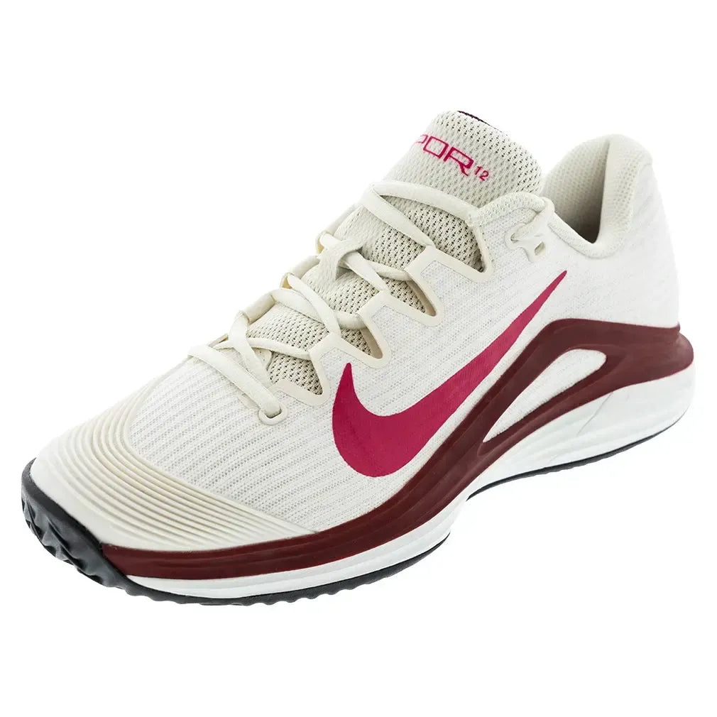 Women's Zoom Vapor 12 Clay Tennis Shoes Pale Ivory and Rush Pink-Footwear-Nike-HQ6027-104F25copy-Tennis Express