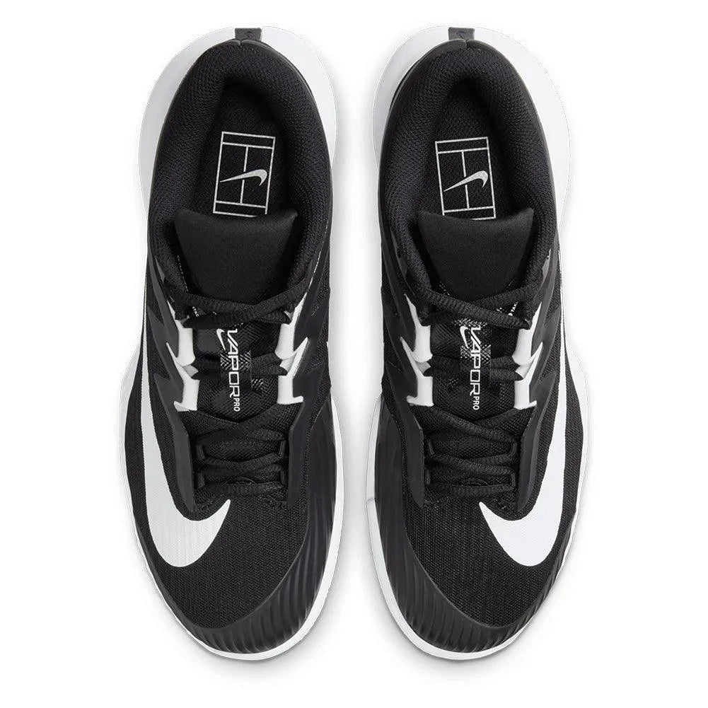 Women's Zoom Vapor Pro 3 Clay Tennis Shoes Black and White