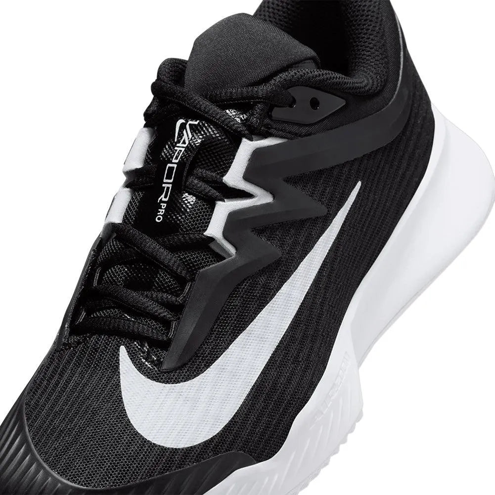 Women's Zoom Vapor Pro 3 Clay Tennis Shoes Black and White