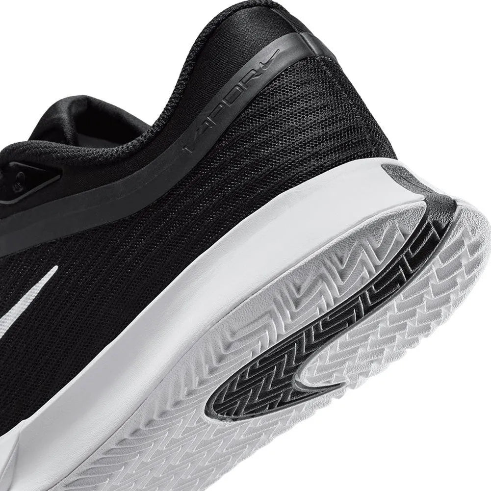 Women's Zoom Vapor Pro 3 Clay Tennis Shoes Black and White