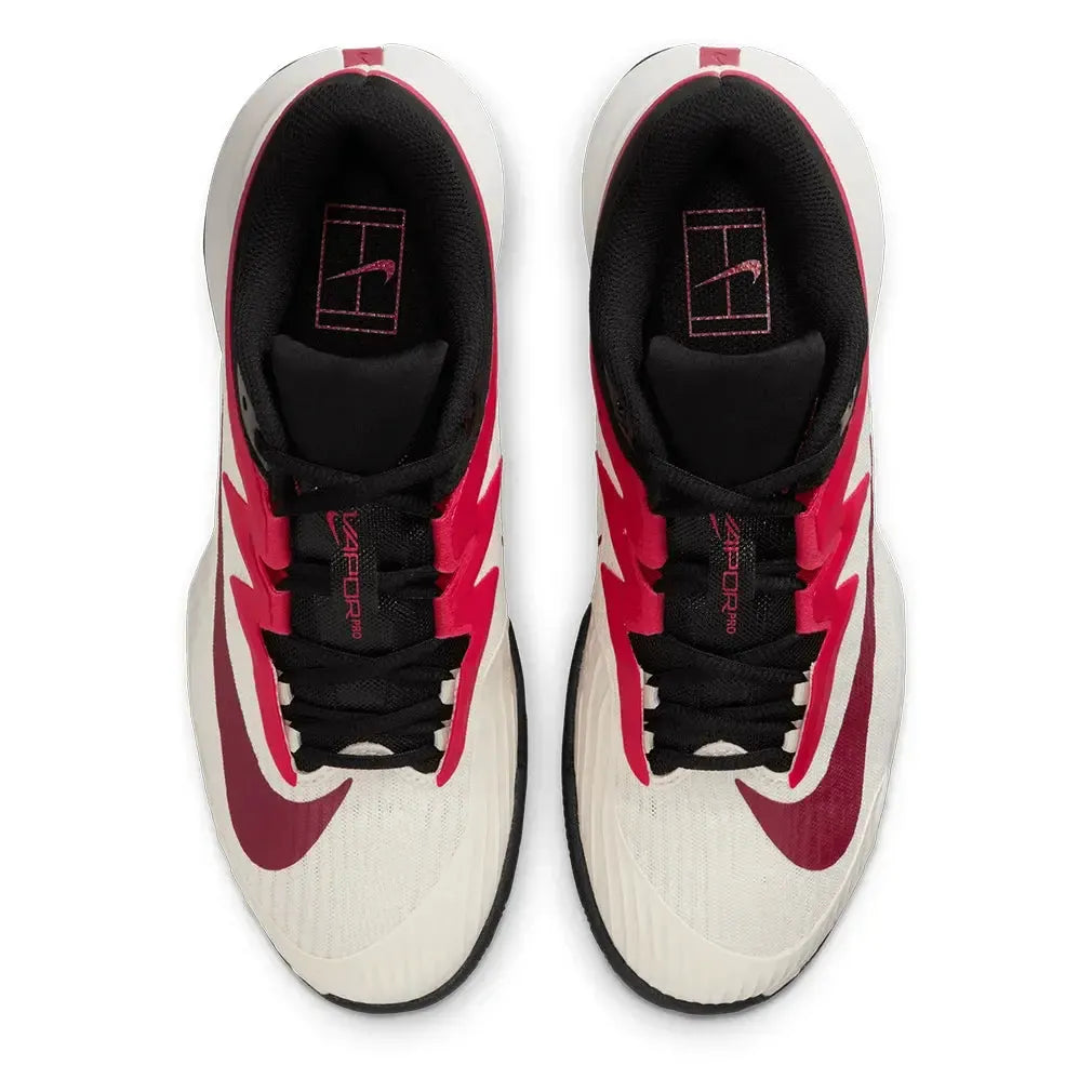Women's Zoom Vapor Pro 3 Clay Tennis Shoes Pale Ivory and Rush Pink