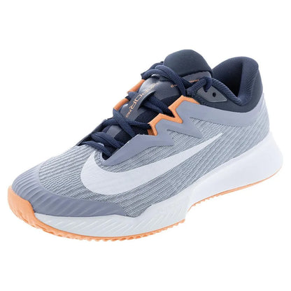 Mens Zoom Vapor Pro 3 Clay Tennis Shoes Ashlen Slate and Obsidian-Footwear-Nike-HQ6034-400S25-Tennis Express