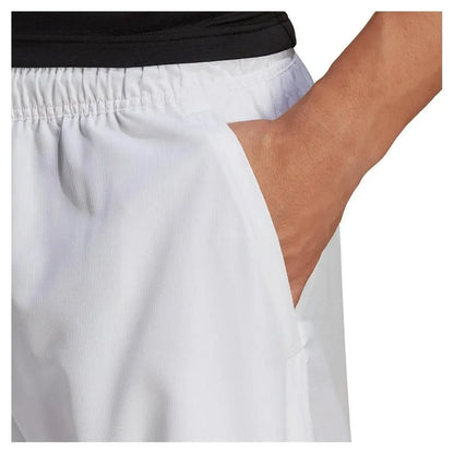 Men's Club 7 Inch Tennis Shorts White