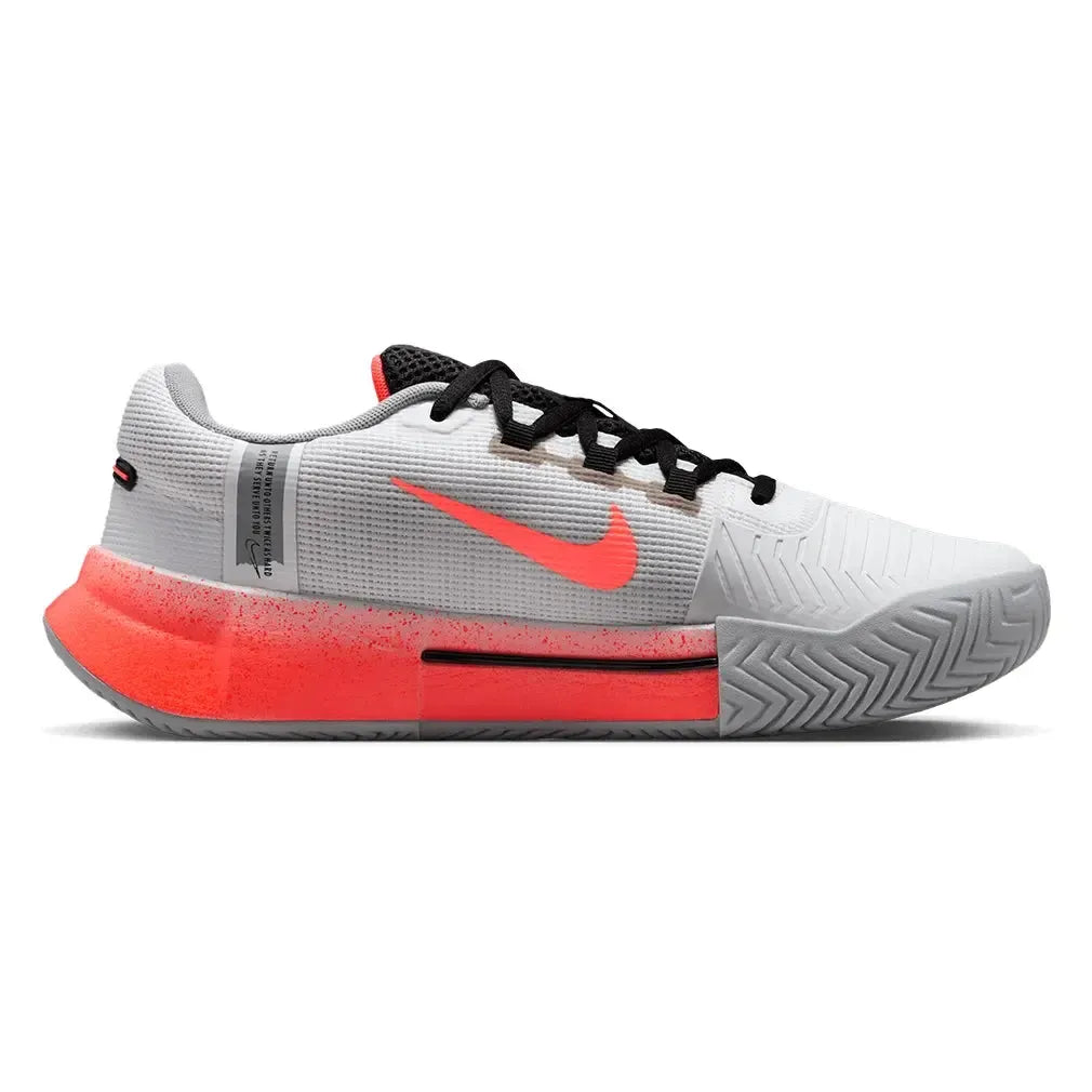 Women's Zoom GP Challenge 1 Premium Tennis Shoes White and Hot Lava