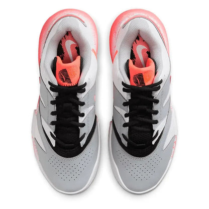 Women's Court Lite 4 Premium Tennis Shoes White and Hot Lava
