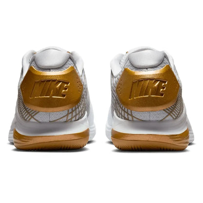 Men's Zoom Vapor 12 Hypersmash Tennis Shoes White and Metallic Gold