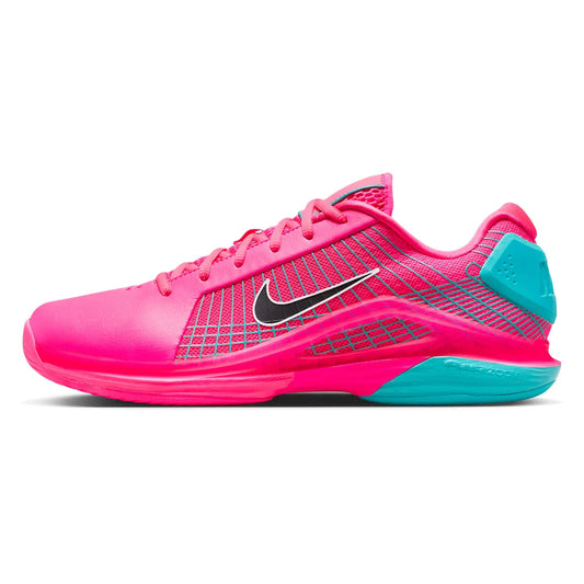 Men's Vapor 12 Hypersmash Tennis Shoes Hyper Pink and Black