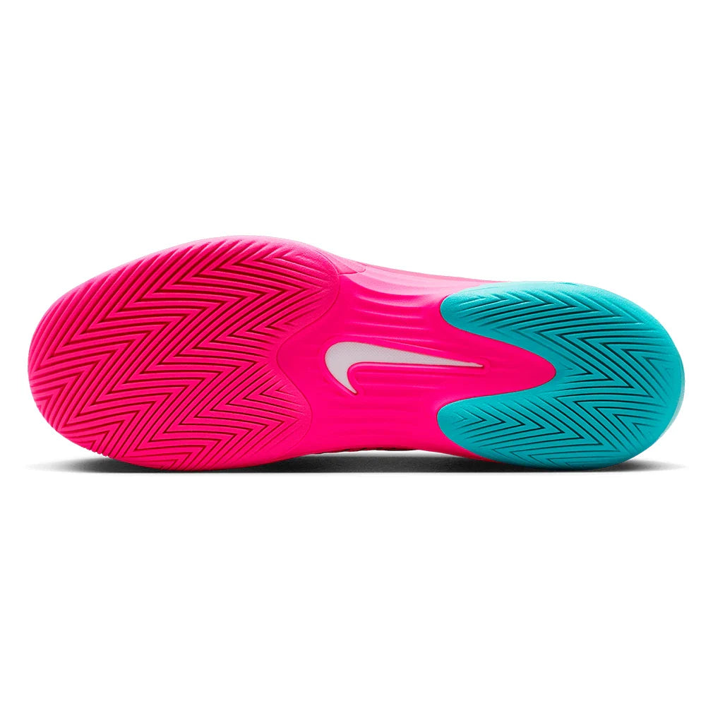 Men's Vapor 12 Hypersmash Tennis Shoes Hyper Pink and Black