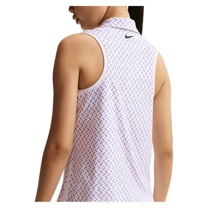 Women's Dri-FIT Victory Sleeveless Print Tennis Polo