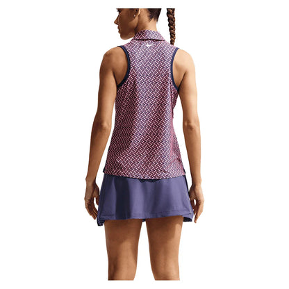 Women's Dri-FIT Victory Sleeveless Print Tennis Polo