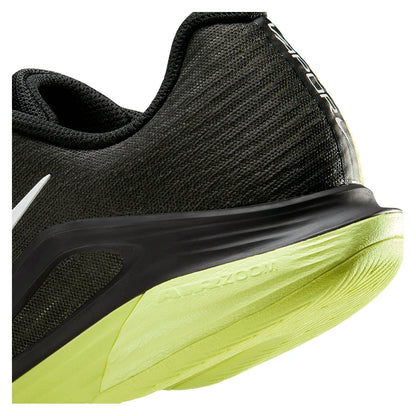 Women's Vapor 12 PRM Tennis Shoes Black and Lemon