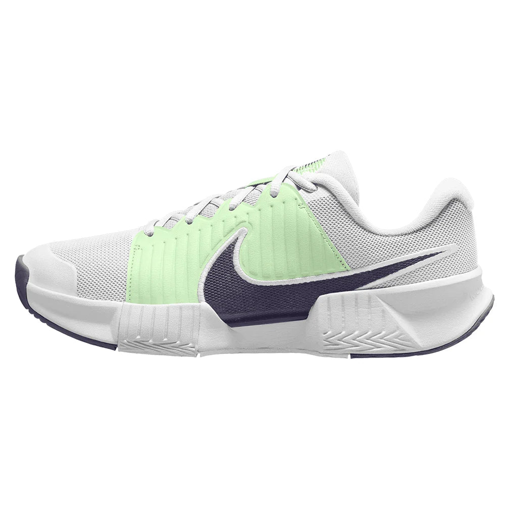 Men's GP Challenge Pro Tennis Shoes White and Dark Raisin