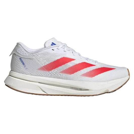 Women's Adizero SL2 Running Shoes White and Pure Ruby