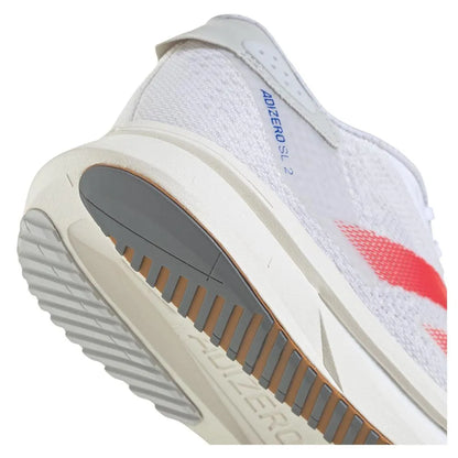 Women's Adizero SL2 Running Shoes White and Pure Ruby