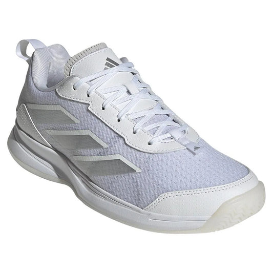 Women's AvaFlash Tennis Shoes White and Metallic Silver